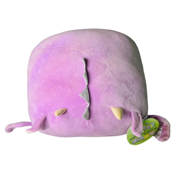 Squishmallows Kellytoy Easter Plush Dina the Purple Dragon Stackable 12" NWT - Picture 3 of 10